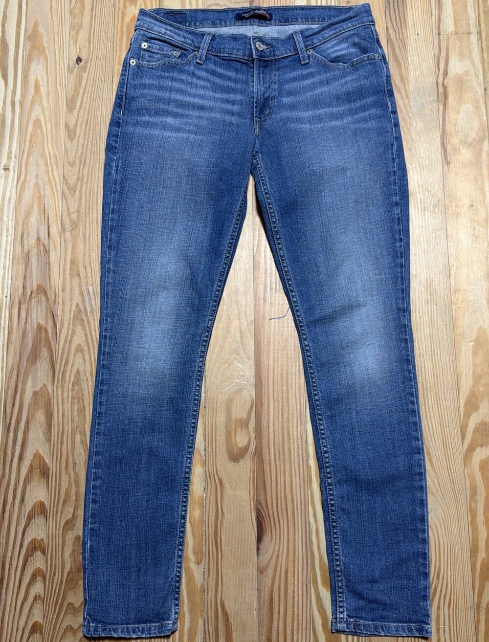 Women's 2010 Levi's Genuinely Crafted Jeans Low Rise Skinny Size 13 32x31